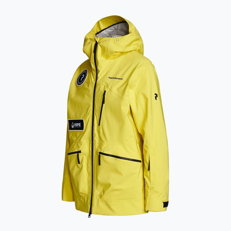 Férfi sí dzseki Peak Performance M Vertixs 2L sárga G76641010 3