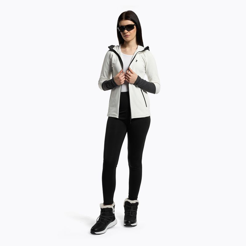 Peak Performance W Rider Zip Hood sífelső fehér G77089070 2