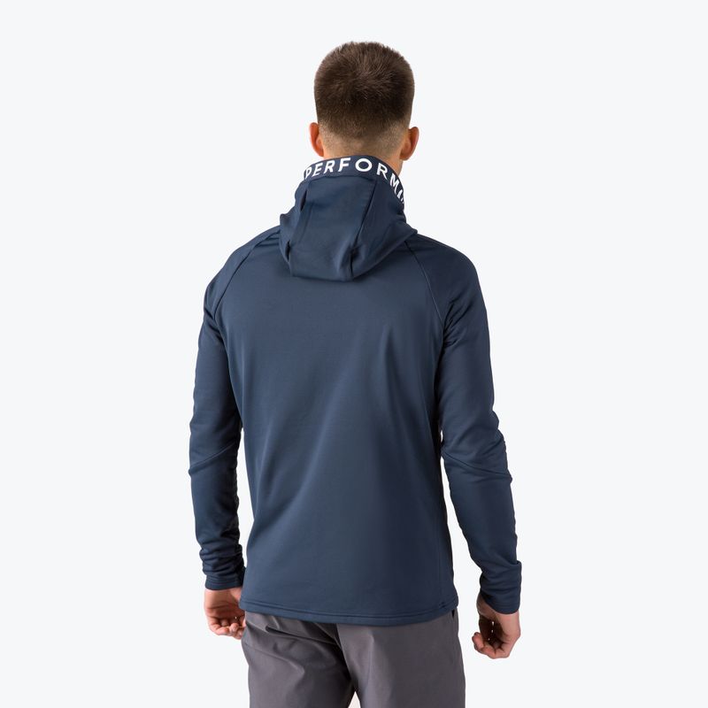 Férfi trekking dzseki Peak Performance Rider Zip Hood kapucni tengerészkék G77244020 3