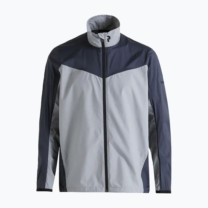 Férfi Peak Performance Meadow szürke navy szélálló golf dzseki G77164050 6