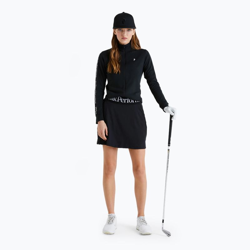 Női golfszoknya Peak Performance Turf fekete G77191030