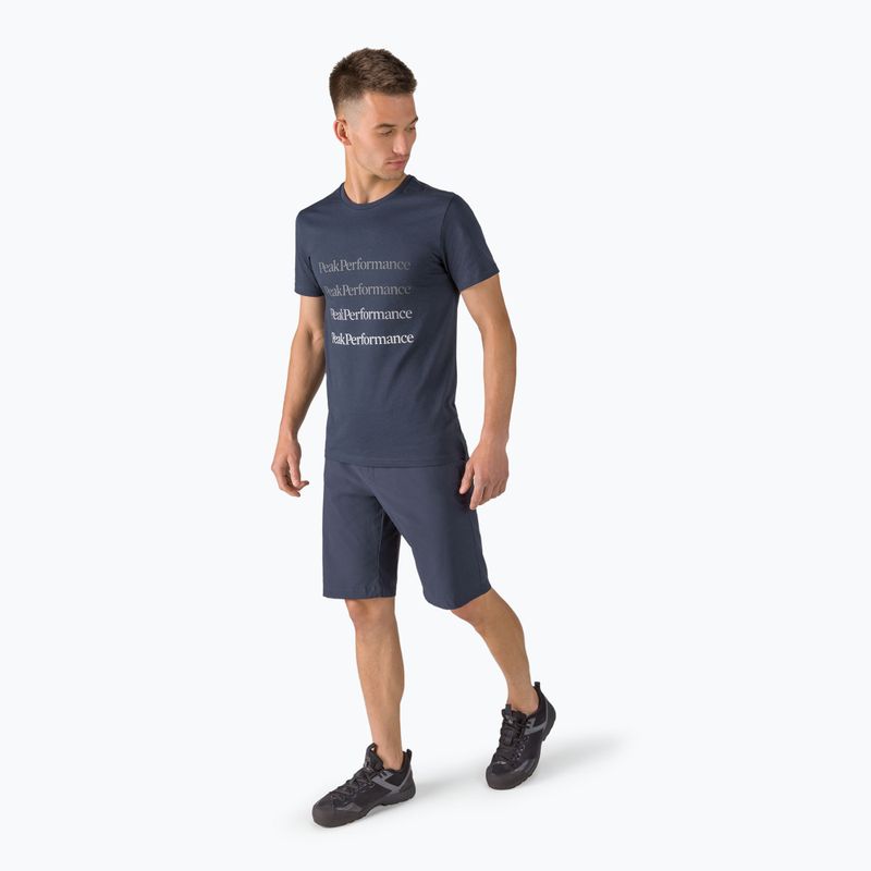 Férfi Peak Performance Ground Tee tengerészkék G77284030 2