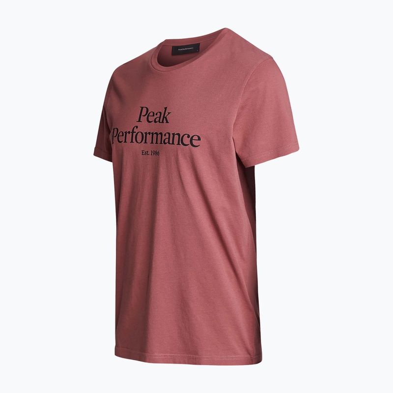 Férfi trekking póló Peak Performance Original Tee P15 barna G77266240 7