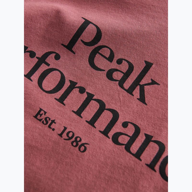 Férfi trekking póló Peak Performance Original Tee P15 barna G77266240 8