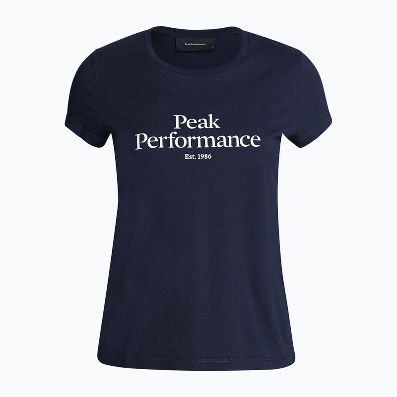 Női trekking póló Peak Performance Original Tee 2N3 tengerészkék G77280020 5