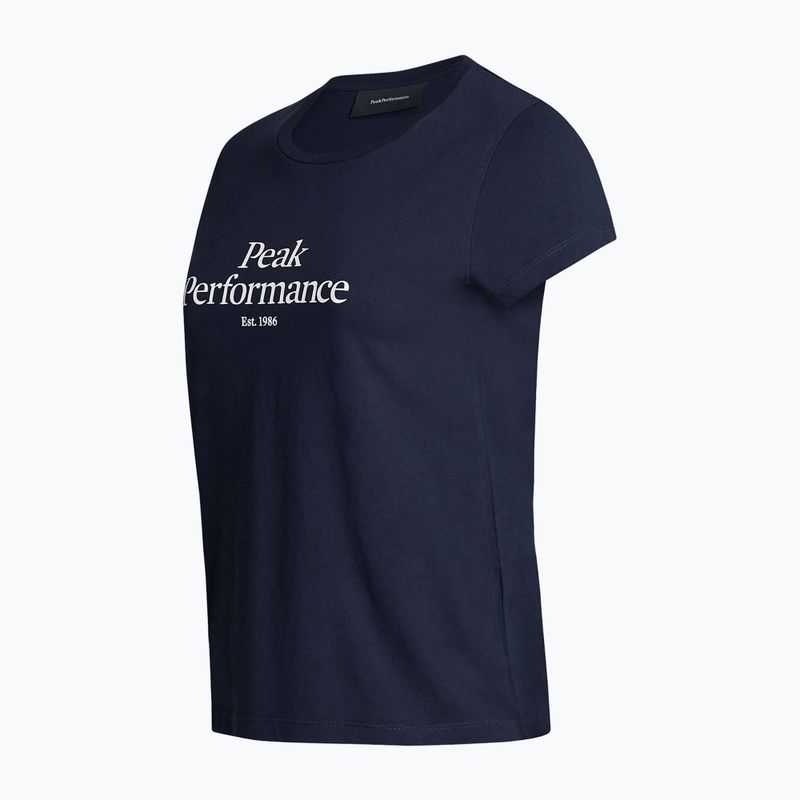 Női trekking póló Peak Performance Original Tee 2N3 tengerészkék G77280020 7