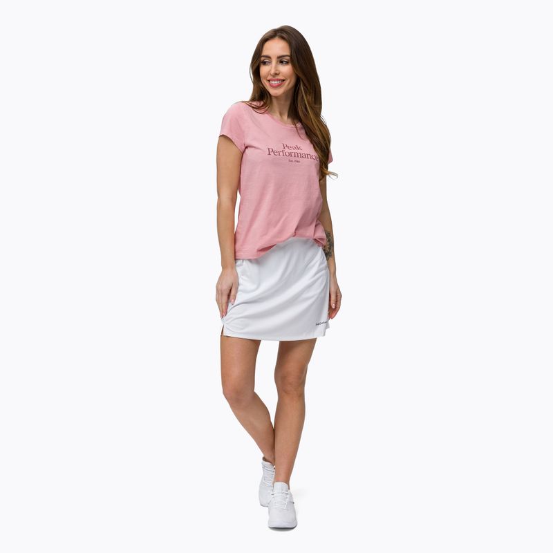 Női trekking póló Peak Performance Original Tee rózsaszín G77280040 2