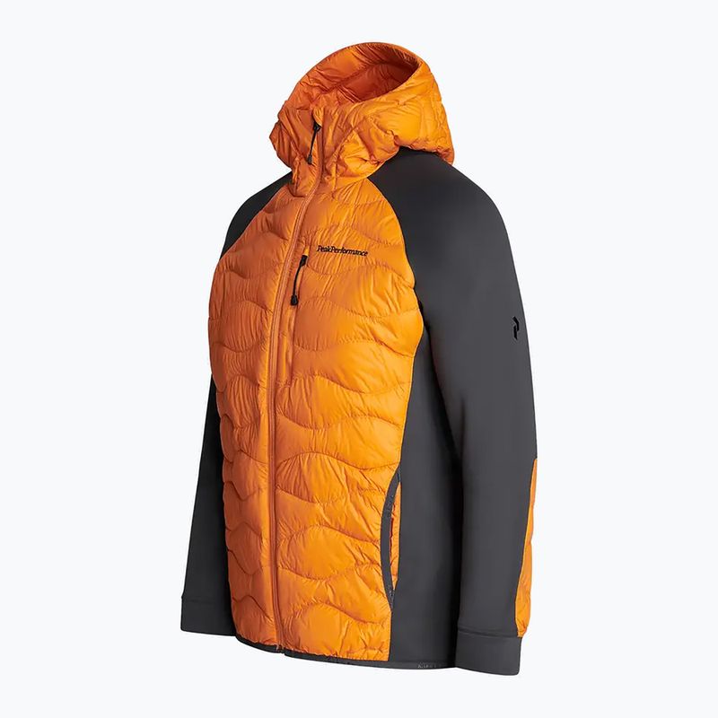 Férfi Peak Performance Down Jacket Helium Down Hybrid Hood narancssárga G77227100 2