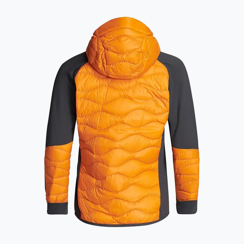 Férfi Peak Performance Down Jacket Helium Down Hybrid Hood narancssárga G77227100 3