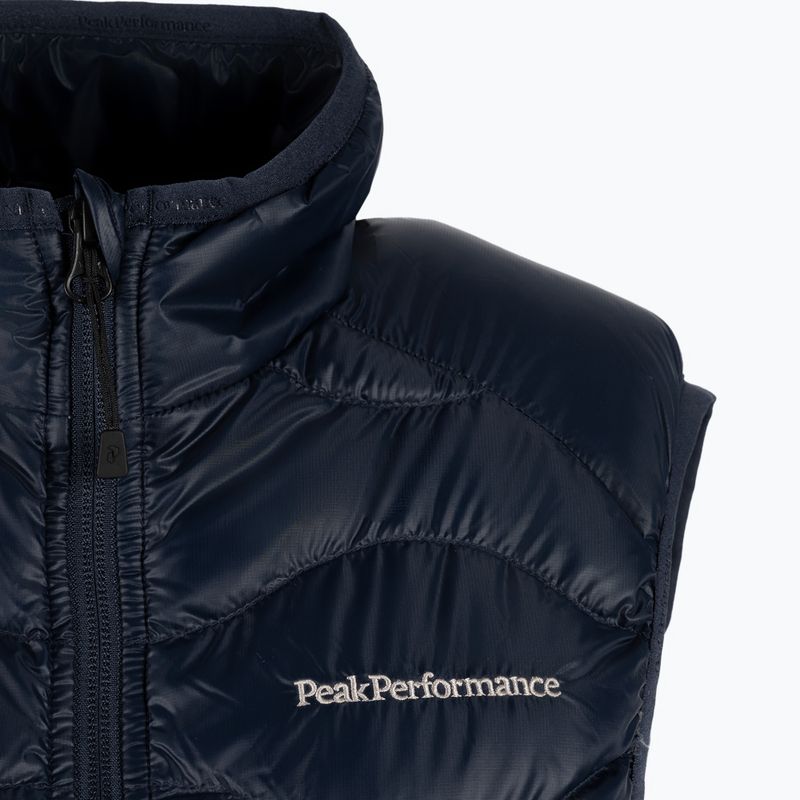 Női Peak Performance Helium Down mellény tengerészkék G77224010 3