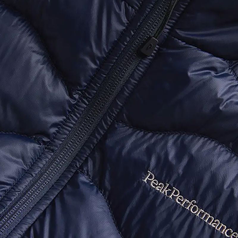 Női Peak Performance Helium Down mellény tengerészkék G77224010 8
