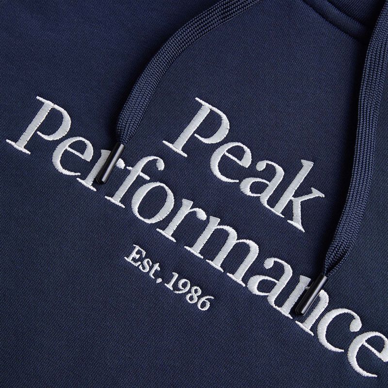 Férfi Peak Performance Original Hood trekking pulóver tengerészkék G77756020 6