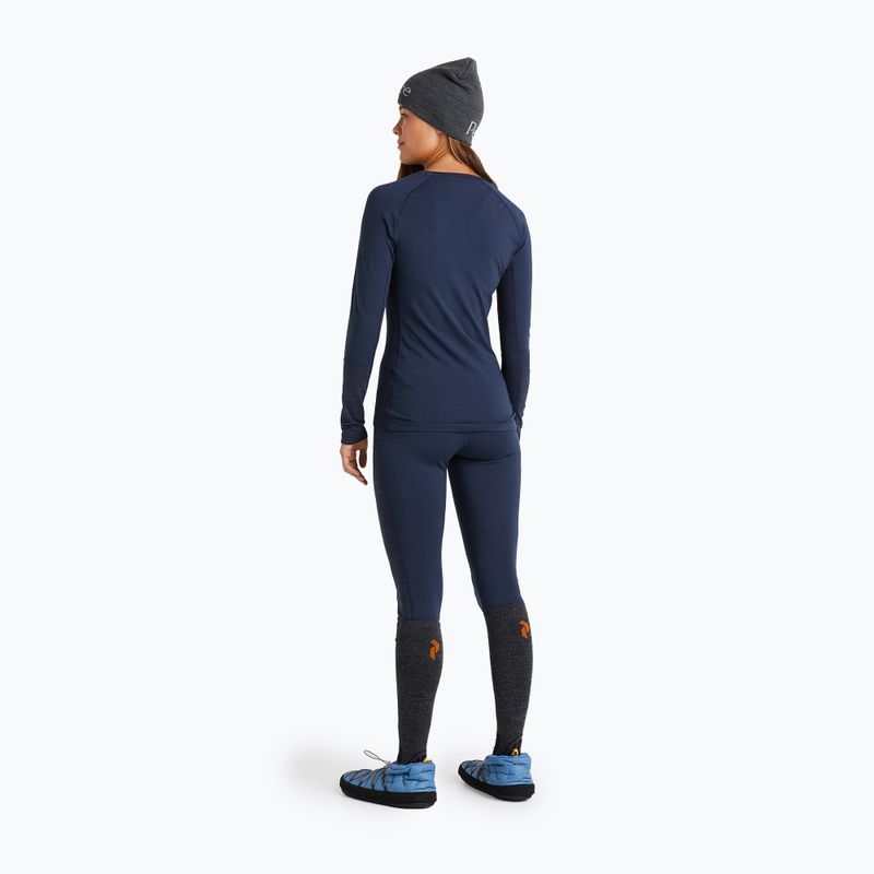 Női thermo póló Peak Performance Magic Crew tengerészkék G78072120 3