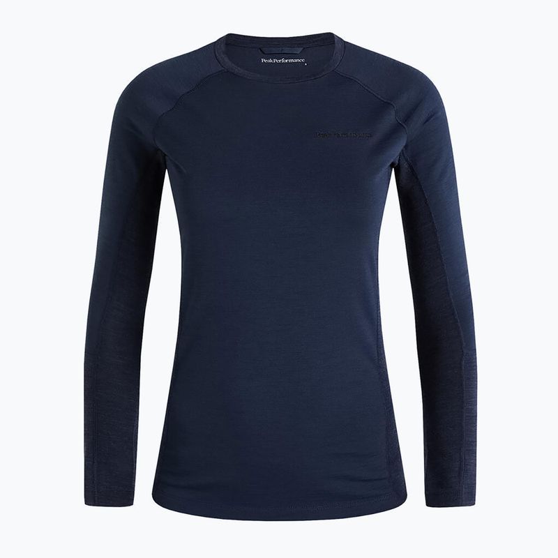 Női thermo póló Peak Performance Magic Crew tengerészkék G78072120 5