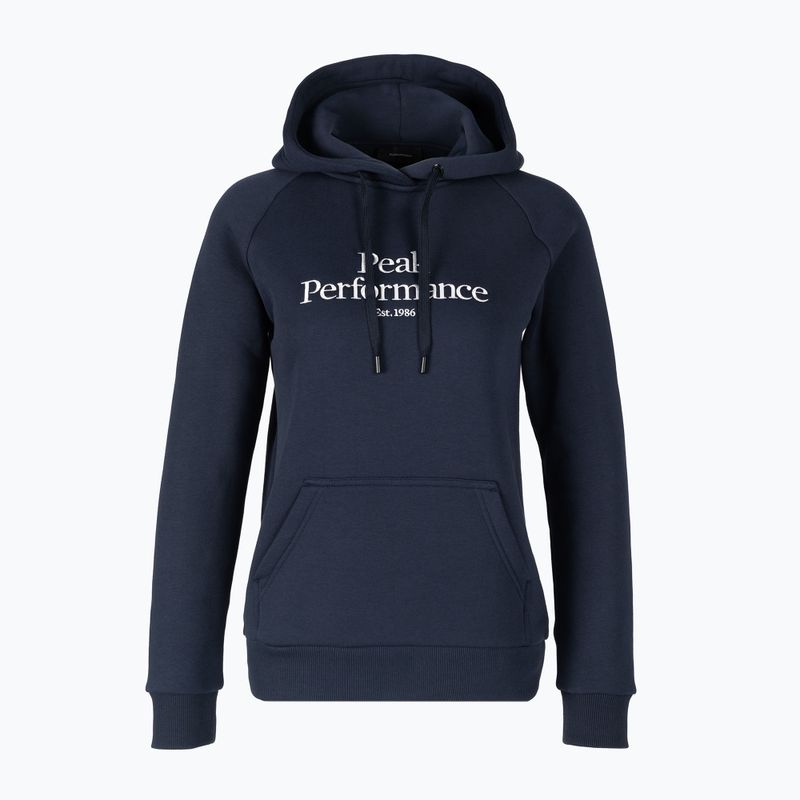 Férfi trekking pulóver Peak Performance Original Hood navy blue G77747010 4