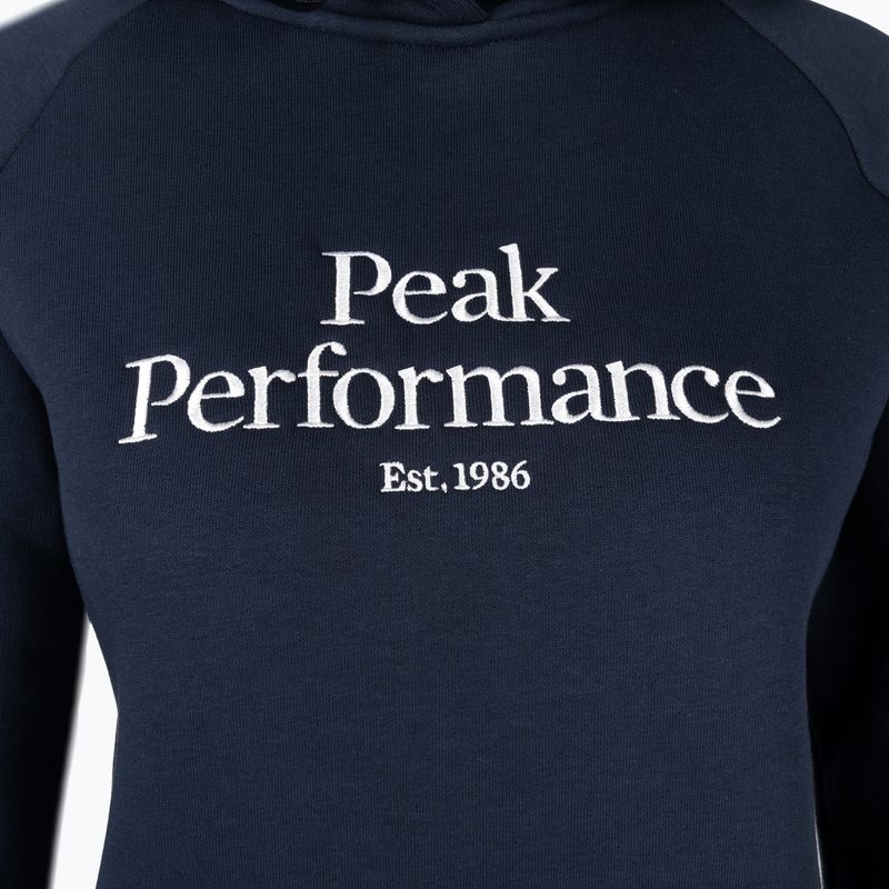 Férfi trekking pulóver Peak Performance Original Hood navy blue G77747010 6