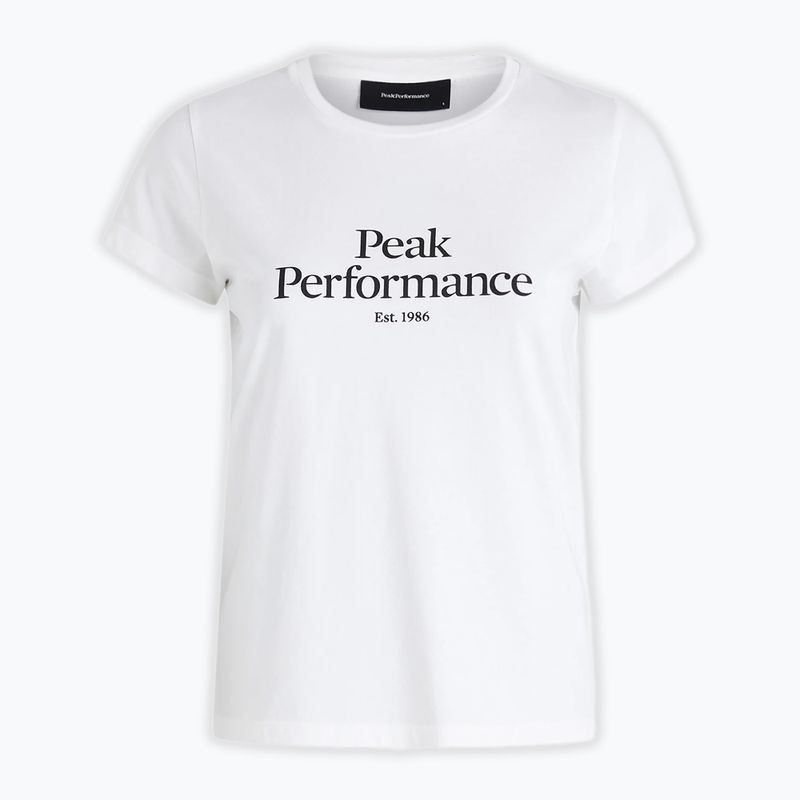 Női trekking póló Peak Performance Original Tee fehér G77700320 4