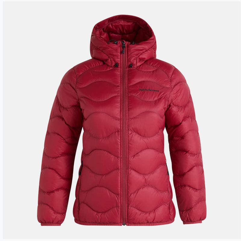 Peak Performance női pehelypaplan Helium Down Hood bordó G77852150
