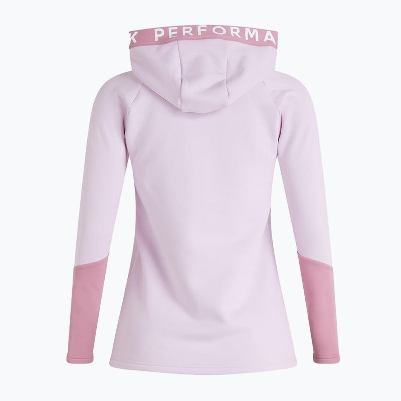 Női Peak Performance Rider Zip Hood túra pulóver rózsaszín G78834070 2