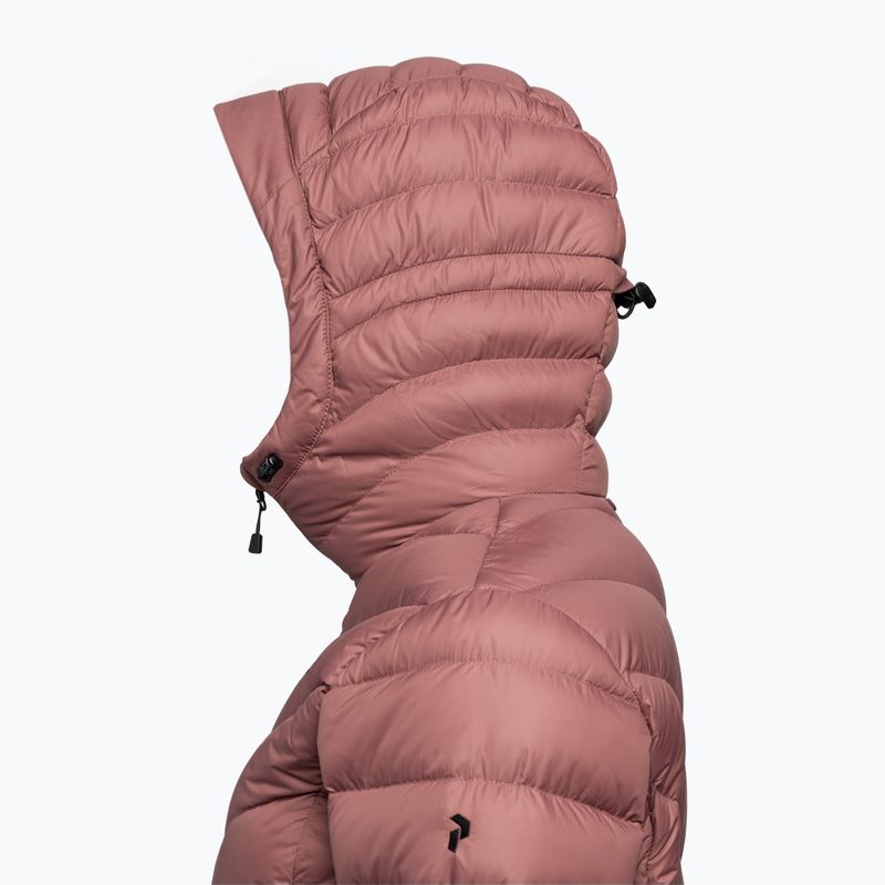 Női pehelykabát Peak Performance Frost Down Parka barna G77895060 3