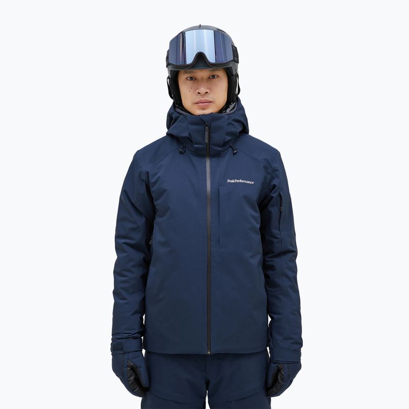 Férfi Peak Performance sí dzseki Maroon kék árnyék