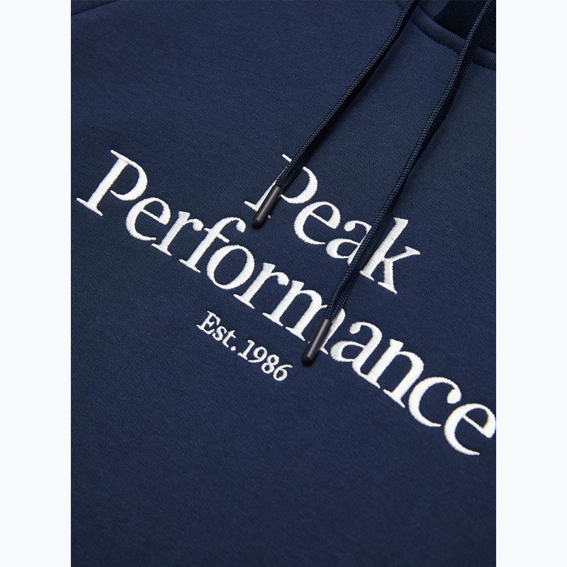 Férfi pulóver  Peak Performance Original Hood blue shadow 4