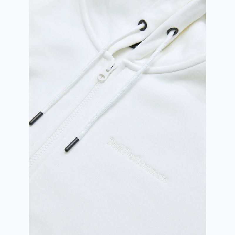 Női pulóver Peak Performance Original Small Logo Zip off white 5