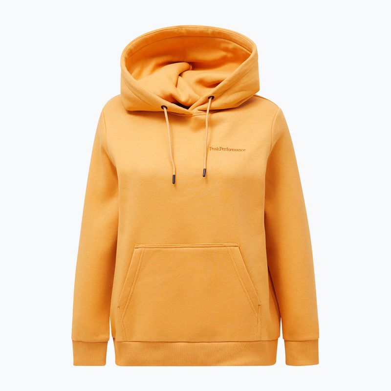 Női pulóver Peak Performance Original Small Logo Hood Hood sivatagi fújás