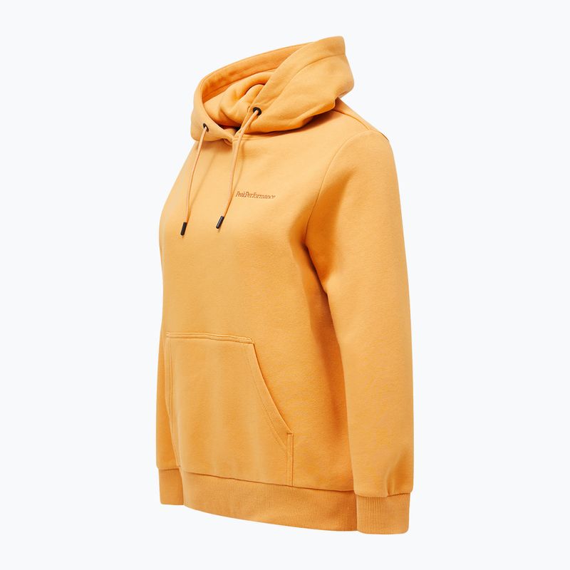 Női pulóver Peak Performance Original Small Logo Hood Hood sivatagi fújás 2