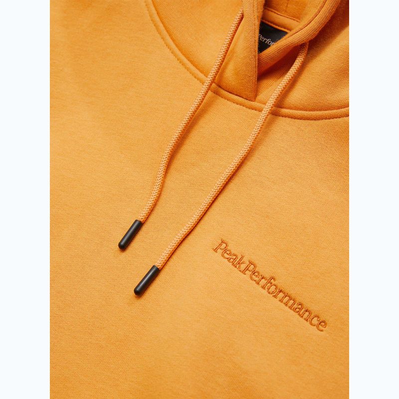 Női pulóver Peak Performance Original Small Logo Hood Hood sivatagi fújás 4