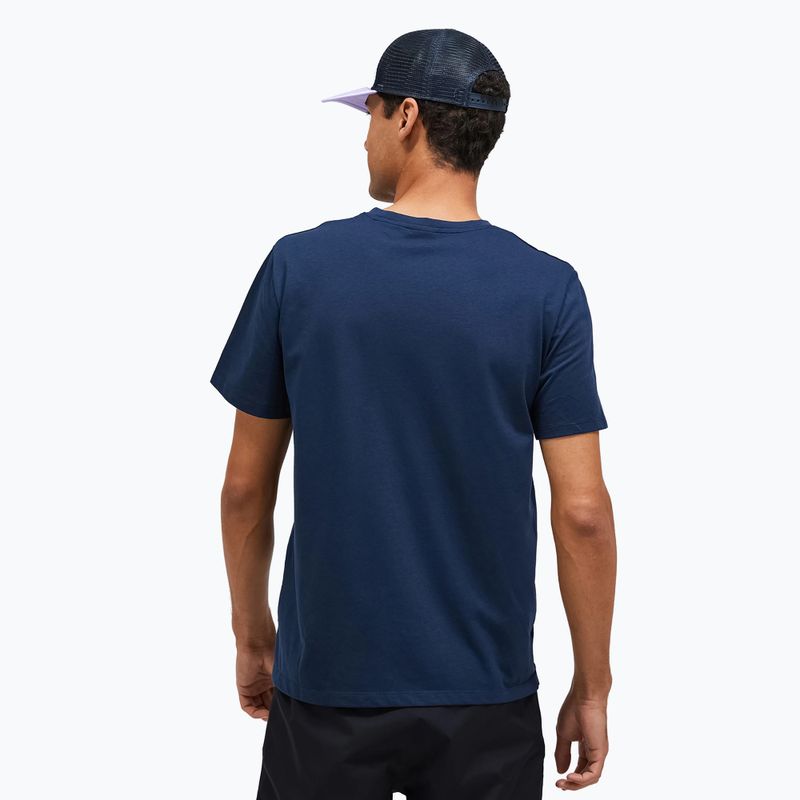 Férfi Peak Performance Explore Logo T-shirt kék árnyék 2