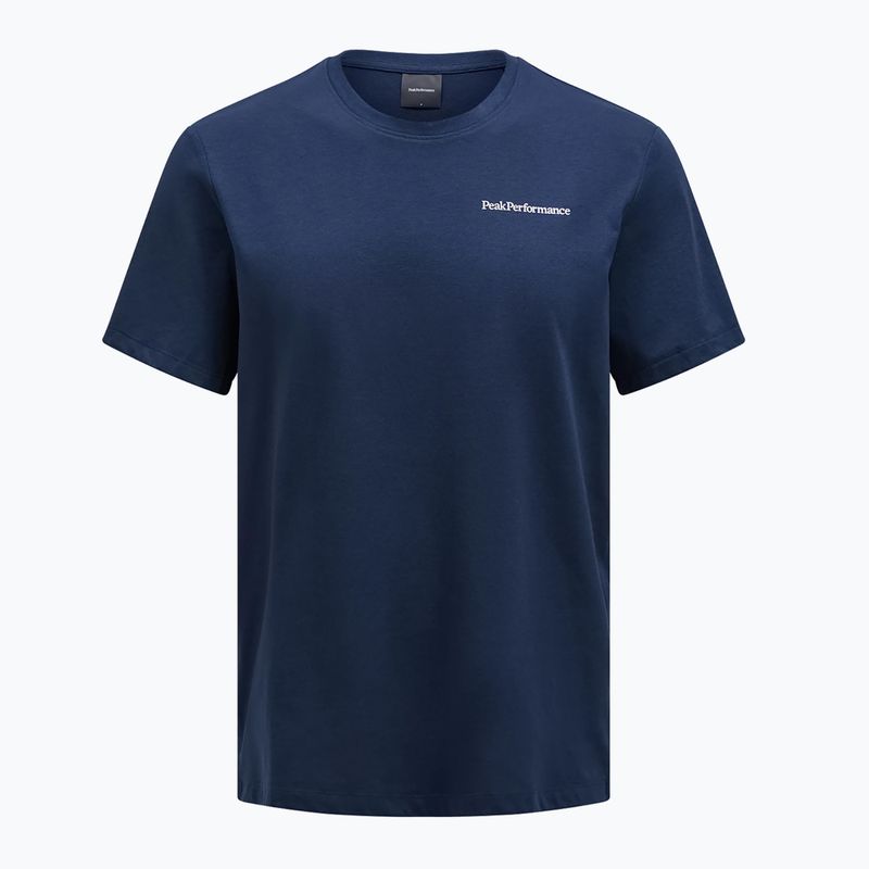 Férfi Peak Performance Explore Logo T-shirt kék árnyék 3