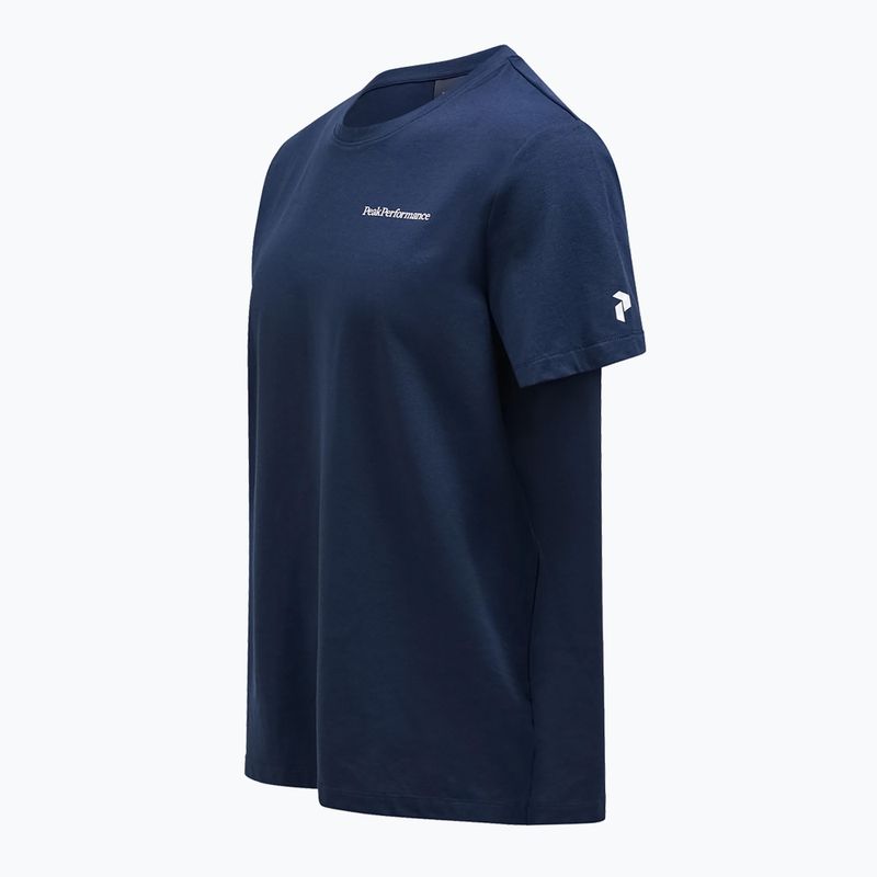 Férfi Peak Performance Explore Logo T-shirt kék árnyék 5