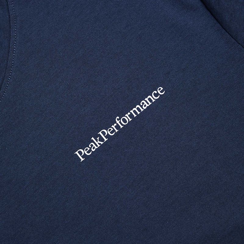 Férfi Peak Performance Explore Logo T-shirt kék árnyék 6