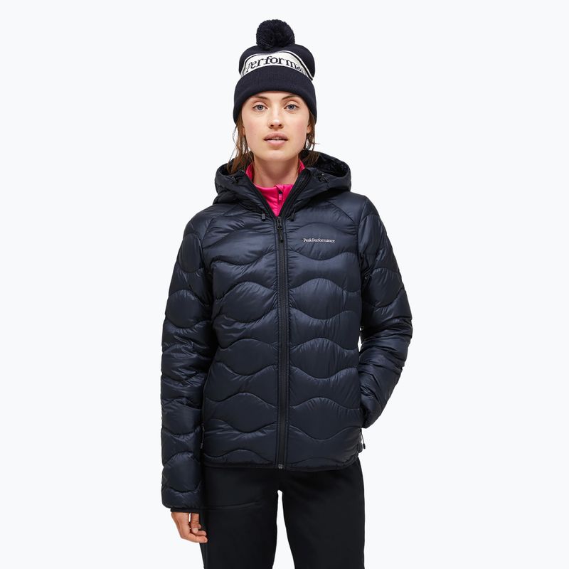 Női pehelykabát Peak Performance Helium Down Hood black
