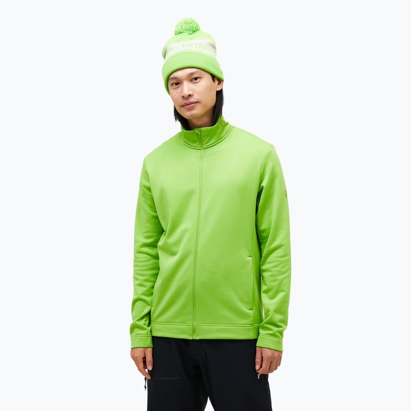 Férfi softshell kabát Peak Performance Rider Tech Zip stand out green