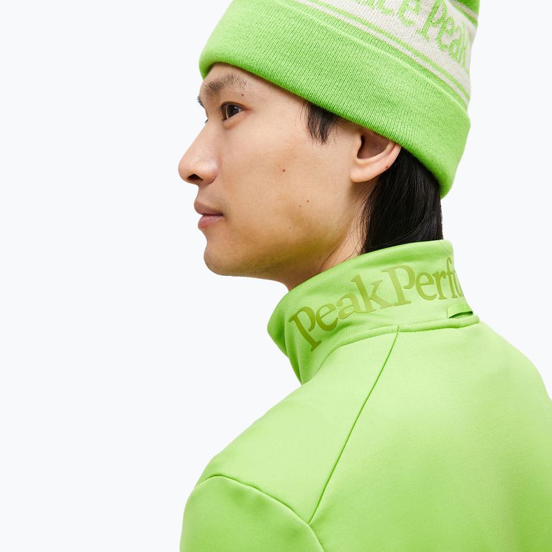 Férfi softshell kabát Peak Performance Rider Tech Zip stand out green 3