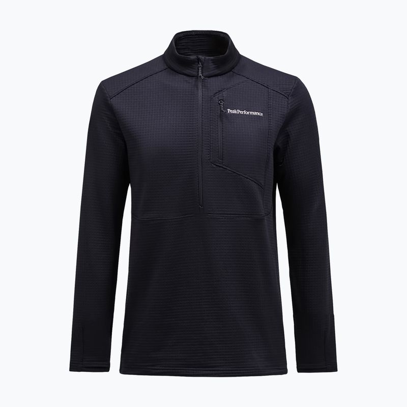 Férfi polár pulóver Peak Performance Trail Polartec Power Grid Half Zip black 4