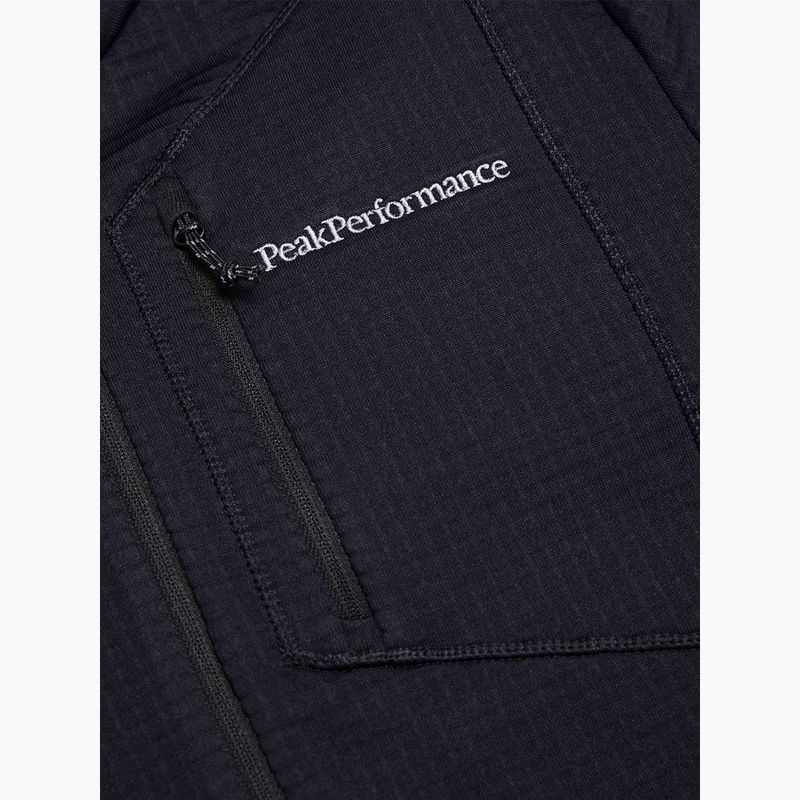 Férfi polár pulóver Peak Performance Trail Polartec Power Grid Half Zip black 7