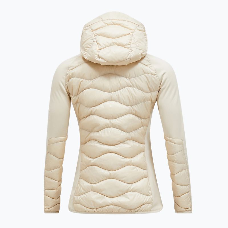 Női Peak Performance Helium Down Hybrid hibrid kabát reggeli harmat / homályos kabát 6