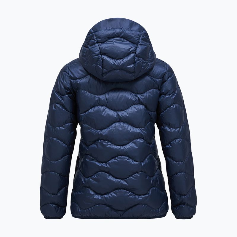 Női pehelykabát Peak Performance Helium Down Hood blue shadow 5