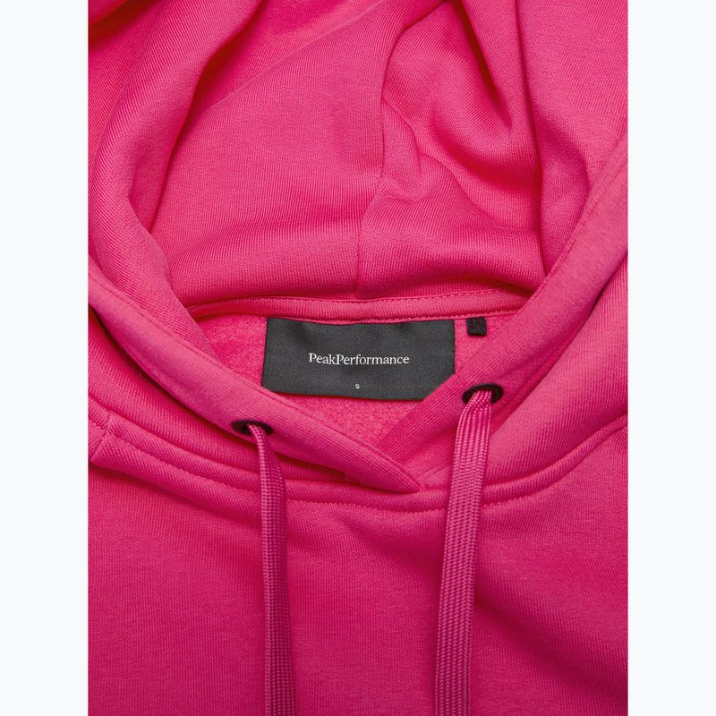 Női pulóver Peak Performance Original Hood beetroot purple 6