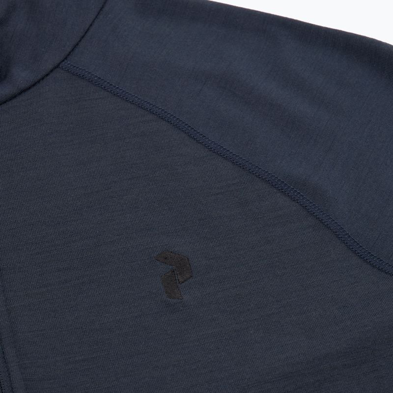 Férfi thermo hosszú ujjú felső Peak Performance Magic Half Zip blue shadow 3