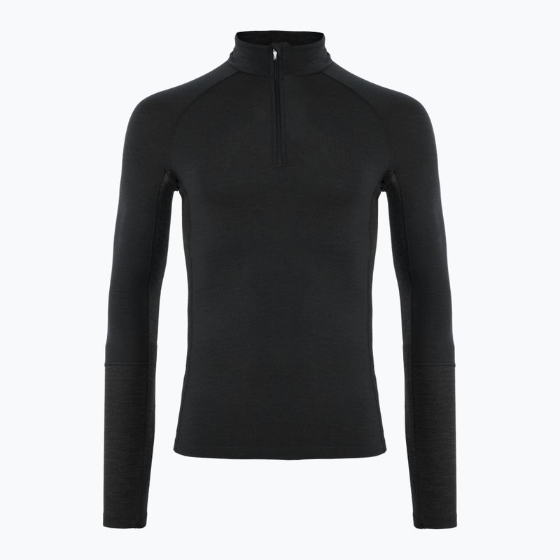 Férfi thermo hosszú ujjú felső Peak Performance Magic Half Zip black