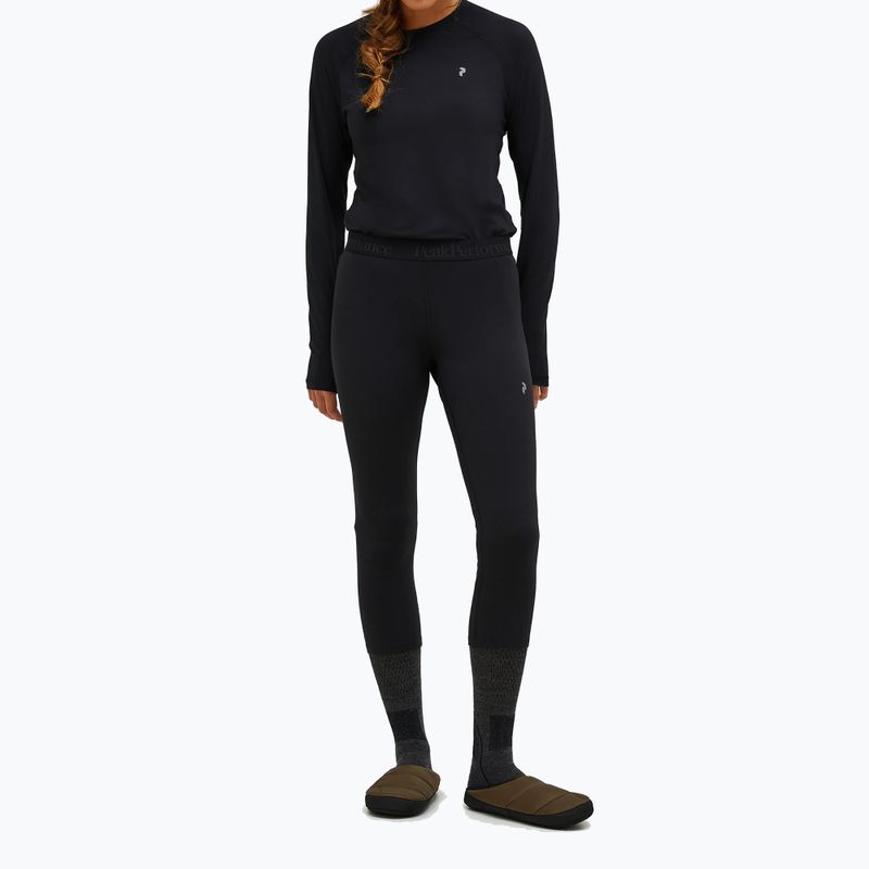 Női thermo leggings Peak Performance Spirit Short John fekete 2
