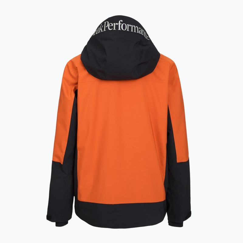 Férfi sídzseki Peak Performance Rider Tech Insulated gold flame/black 2