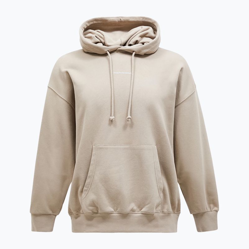 Férfi Peak Performance Original Terry pulóver avid bézs színben 4
