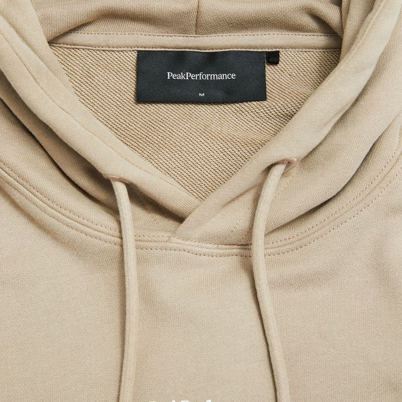 Férfi Peak Performance Original Terry pulóver avid bézs színben 7