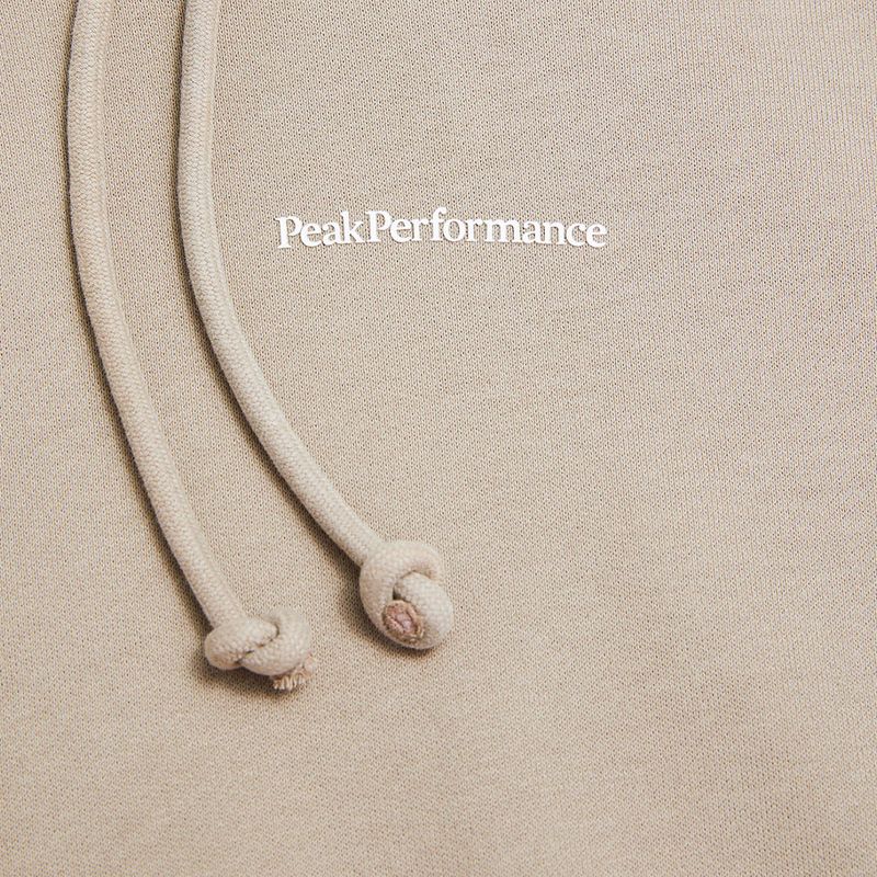 Férfi Peak Performance Original Terry pulóver avid bézs színben 8
