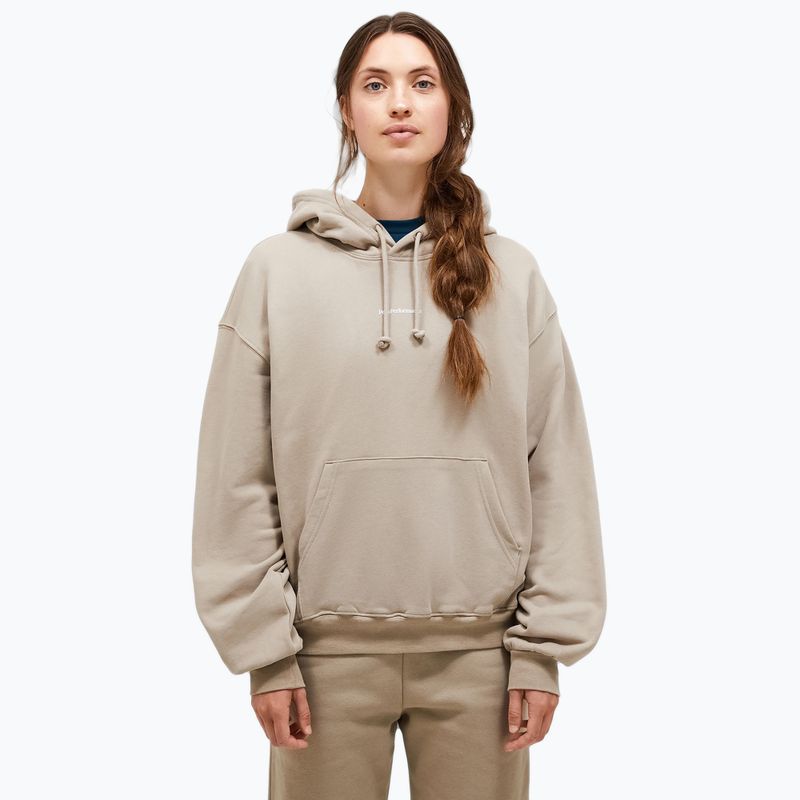 Női Peak Performance Original Terry pulóver avid bézs színben